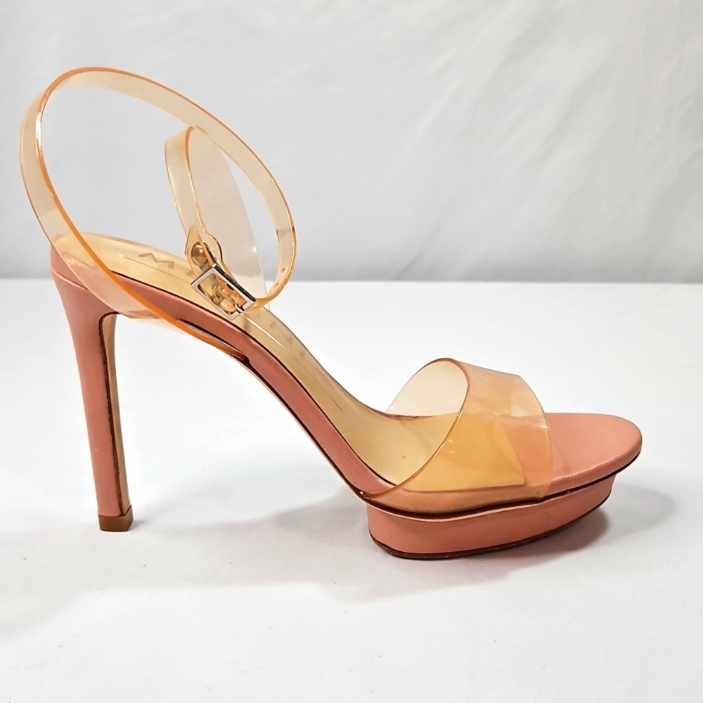 Antonio Melani Kat in Glam Nude Ankle Strap Nude/Blush Sandals Size 6